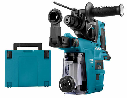 Makita DHR242ZJW LXT 18V SDS-Plus accu combihamer body met stofafzuiging in Mbox - 2J - koolborstelloos