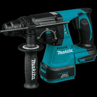 Makita DHR242ZJW LXT 18V SDS-Plus accu combihamer body met stofafzuiging in Mbox - 2J - koolborstelloos