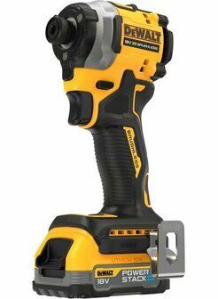 DeWALT DCF850E1T-QW 18V XR Ultra Compacte Accu Slagschroevendraaier set (1x PowerStack accu en lader ) - 3 snelheden in TSTAK koffer