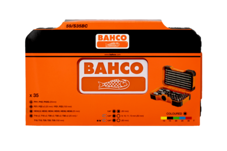 Bahco 59/S35BC 35-delige Bitset