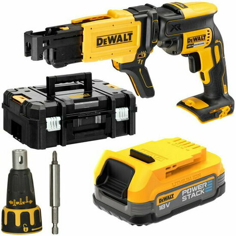 DeWALT DCF620E1K-XJ 18V XR accu gipsschroefmachine / bandschroefmachine set in TSTAK