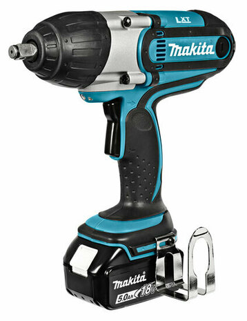 Makita DTW450RTJ LXT 18V Accu slagmoersleutel set (2x 5,0Ah + lader) in Mbox - 440Nm - 1/2&quot;