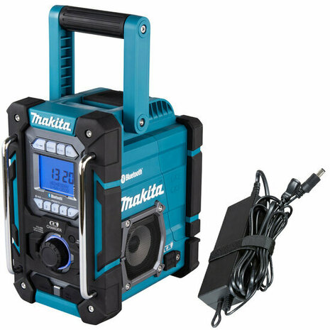 Makita DMR300 Bouwradio met laadfunctie voor LXT 18V &amp; CXT 12V accu&#039;s - Bluetooth - FM