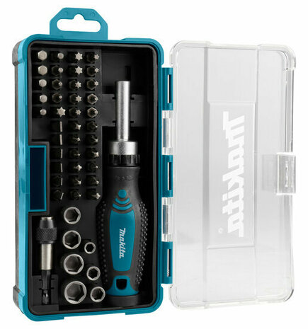 Makita B-36170 Bit- en Doppenset 47-delig in cassette