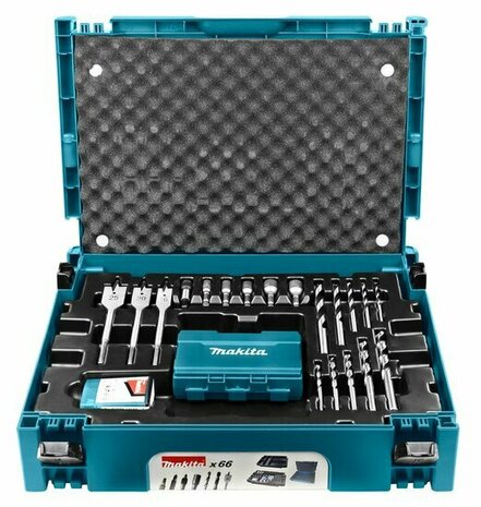 Makita B-43044 Boor- en Schroefbitset 66-delig in M-box