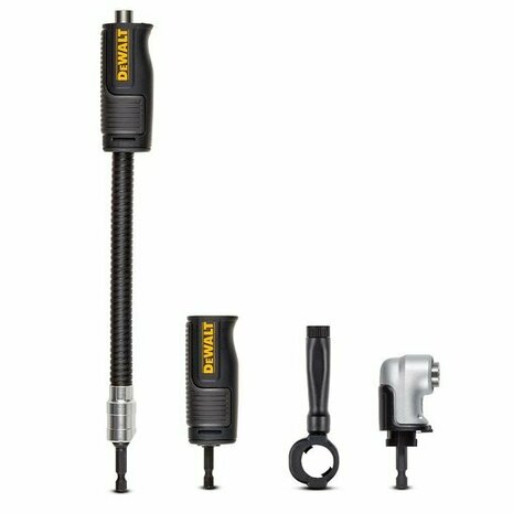 DeWalt DT20502-QZ Impact Torsion haakse schroefadapter incl. flexibele adapter - 3-delige set