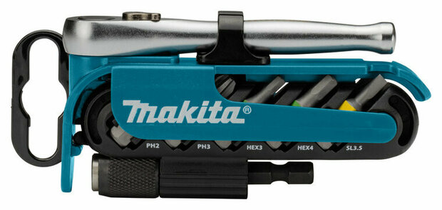 Makita Accessoires P-79142 | Bitset | 12-delig met ratel