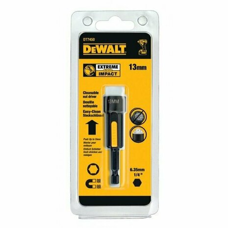 DeWalt DT7450 Extreme Impact magnetische bit dopsleutel - 13mm - DT7450-QZ