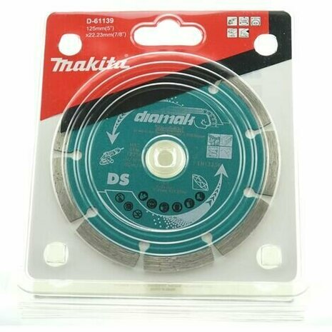 Makita D-61139 / P-45761 Diamantdoorslijpschijf - 125 x 22,23mm