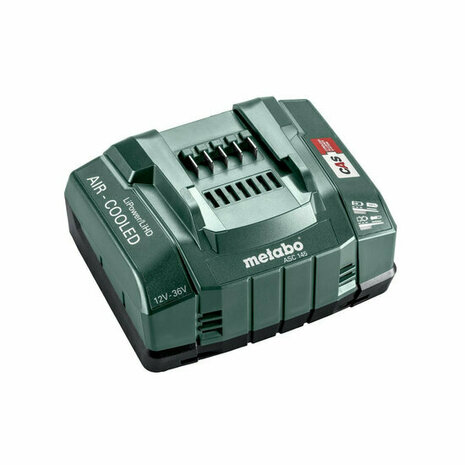 Metabo ASC 145 Acculader 12-36V &quot;Air-Cooled&quot; 627378000 Supersnellader