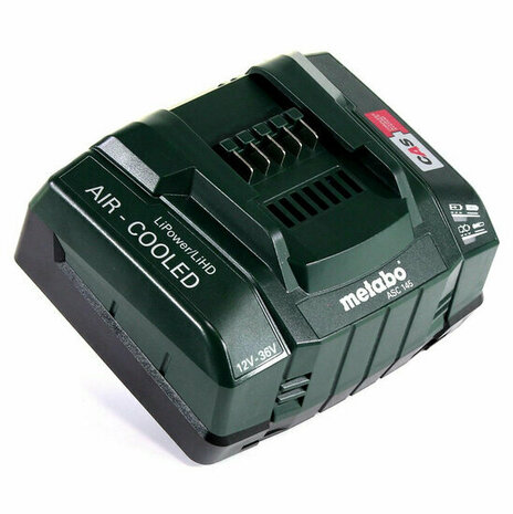 Metabo ASC 145 Acculader 12-36V &quot;Air-Cooled&quot; 627378000 Supersnellader