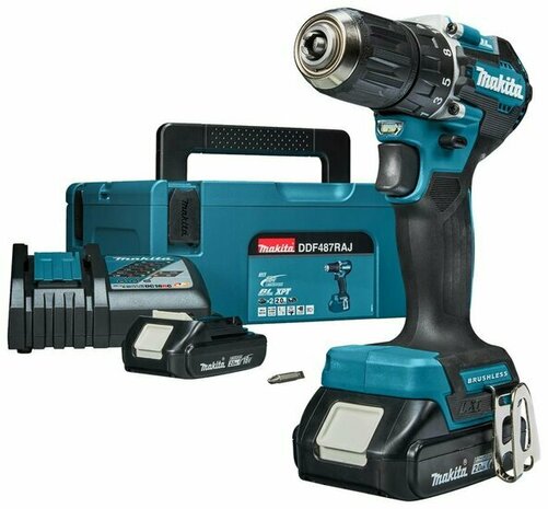 Makita DDF487RTJ Accu Schroefboormachine 18V 5ah  in Mbox