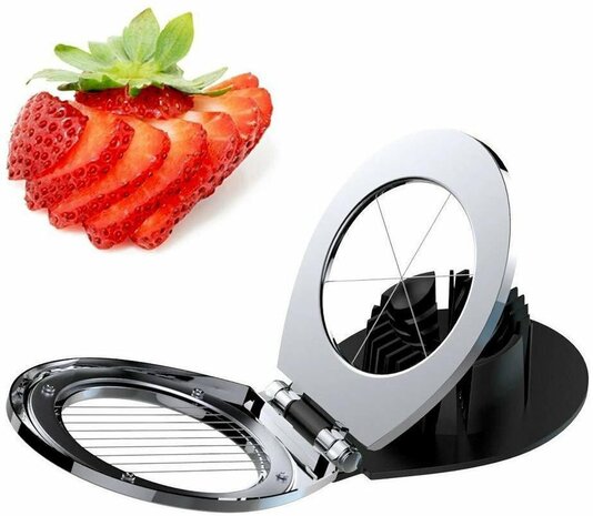 Ed&euml;nb&euml;rg  KR-3210 RVS eiersnijder multifunctioneel - Egg slicer - Ei snijder