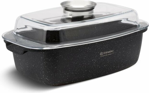 Ed&euml;nb&euml;rg EB-8125 Stonetec Line - Luxe Braadpan set, 2-delig, 40 cm - 5.5 liter