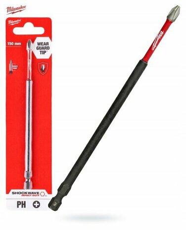 Milwaukee ShockWave PH2 Schroefbit 150mm - 4932471565