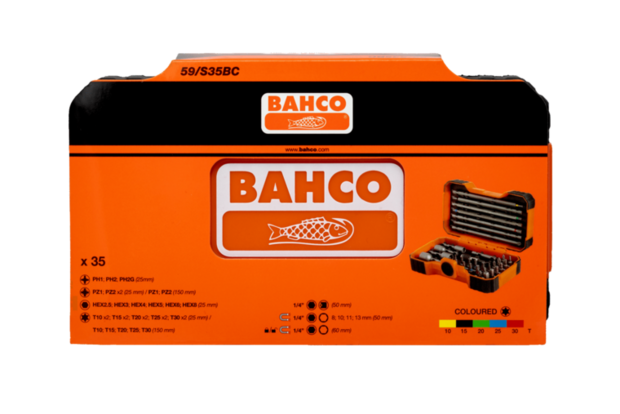 Bahco 59/S35BC 35-delige Bitset