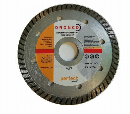 Dronco perfect turbo diamantschijf 115 mm x 22,23 mm