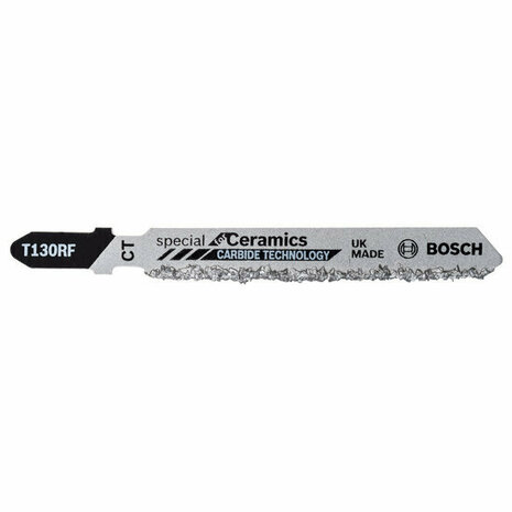 Bosch 2608633104 / T 130 RF CT Decoupeerzaagblad Special voor Keramiek - Carbide (3st)