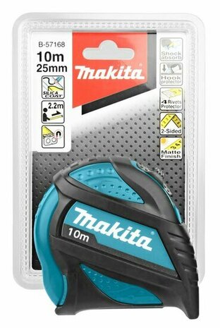 Makita B-57168 Rolbandmaat 10 meter x 25 mm