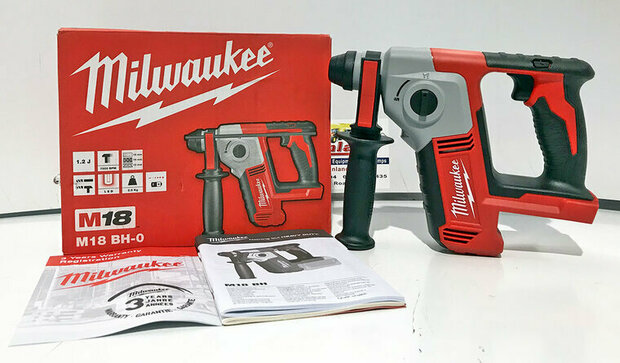 Milwaukee M18 BH-0 18V Accu SDS-plus boorhamer body - 1,2J - 4933443320