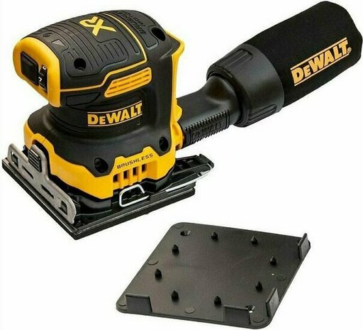 DeWalt DCW200N 18V Li-Ion accu vlakschuurmachine body - 140 x 115mm - koolborstelloos