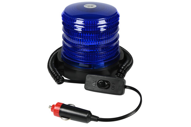 LED zwaailamp blauw 12V