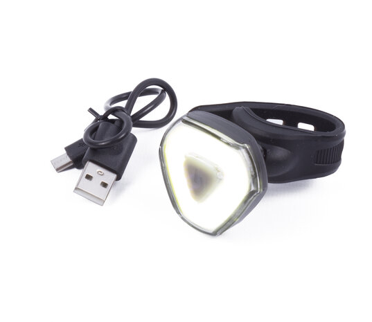 Fietslamp LED USB oplaadbaar wit