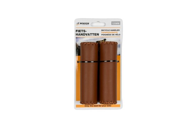 Fietshandvatten 125 mm cognac