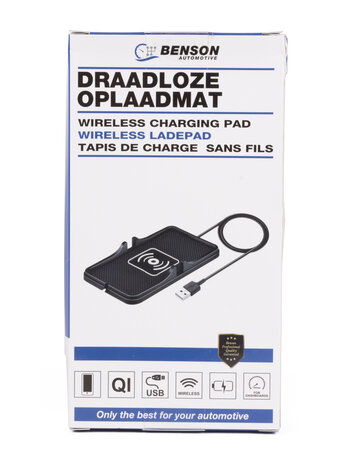 Draadloze oplaadmat auto