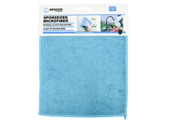 Sponsdoek microfiber 19 x 22 cm