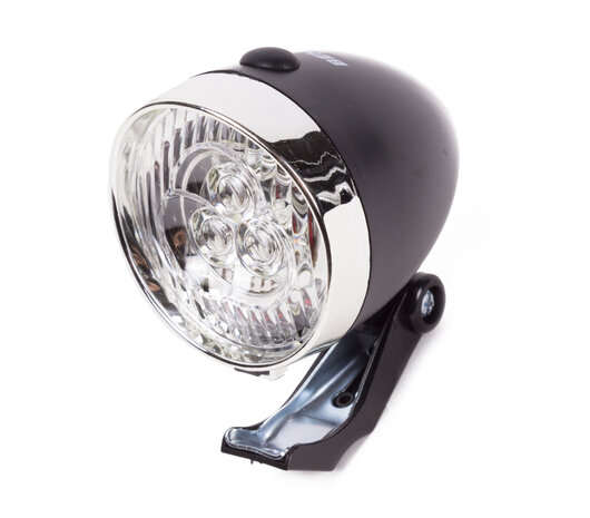 Fietskoplamp 3 LED zwart