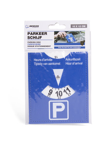 Parkeerschijf 10 x 12 cm