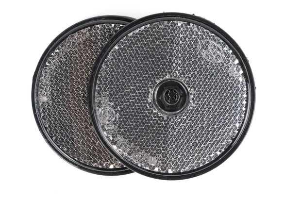 Reflector rond wit 60 mm 2 dlg E4