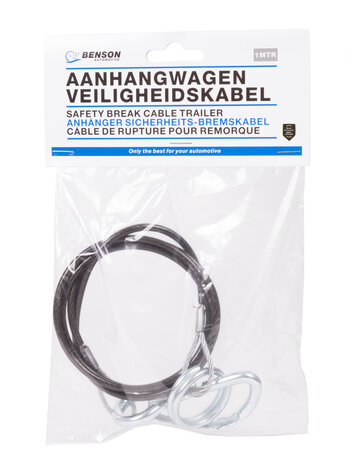 Aanhangwagen safety break kabel