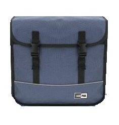 Fietstas dubbel 35 ltr canvas blauw