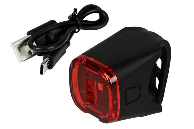 Fietslamp LED USB oplaadbaar wit