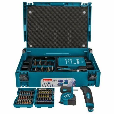 Makita B-49725 Boor-/Schroefbitset 96-delig in M-box