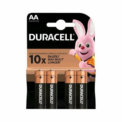 Duracell AA Duralock 4 Pak batterijen