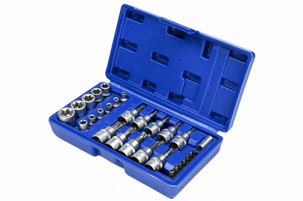 Torx bit - dop set 30 dlg Cr-V