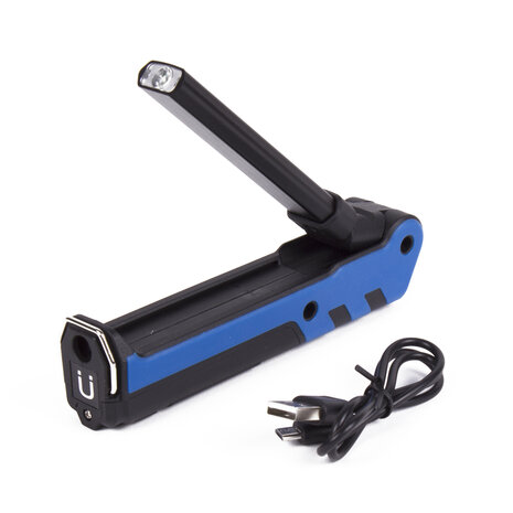 Looplamp + zaklamp 2-in-1 oplaadbaar 2000 mAh