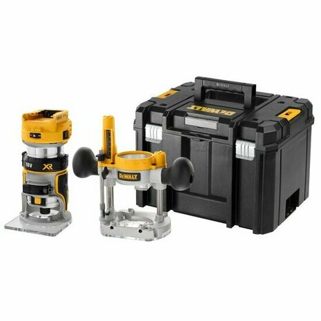 DeWalt DCW604NT Cordless Router Solo 18V Li-ion + Accessories + TSTAC Case