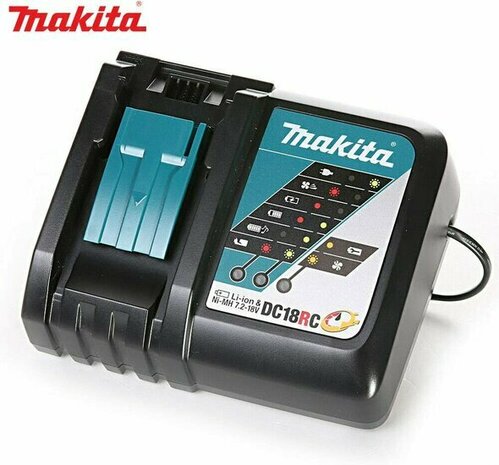 Makita DC18RC Charger 7.2-18V Li-Ion/NiCd/NiMH