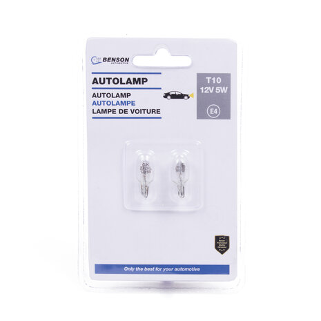 Autolamp t10 12V 5W 2 dlg