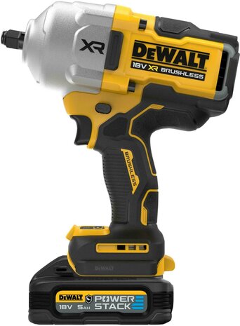 DEWALT DCF961H2G 18V XR hoogkoppel accu-slagmoersleutel 1/2&quot; in foam inlay (2x 5Ah POWERSTACK accu + lader))