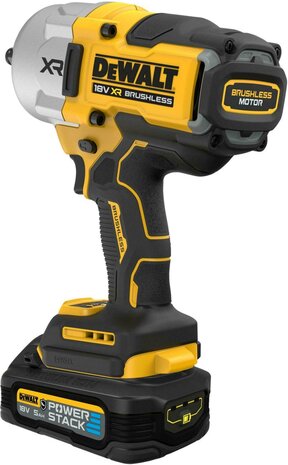 DEWALT DCF961H2G 18V XR hoogkoppel accu-slagmoersleutel 1/2&quot; in foam inlay (2x 5Ah POWERSTACK accu + lader))