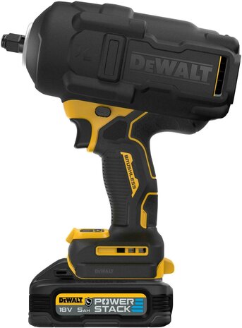 DEWALT DCF961H2G 18V XR hoogkoppel accu-slagmoersleutel 1/2&quot; in foam inlay (2x 5Ah POWERSTACK accu + lader))