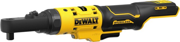 DEWALT DCF500N-XJ 12V XR Brushless haakse accu-ratelsleutel 1/4&quot; en 3/8&quot; (zonder accu en lader)