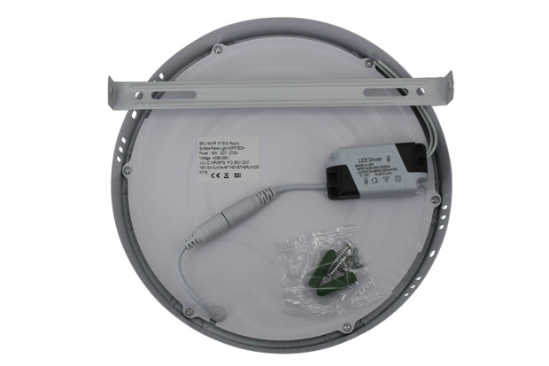 LED plafonni&egrave;re rond 18W &oslash;205 mm