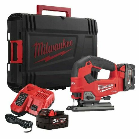 MILWAUKEE M18 FJS-502X ACCU DECOUPEERZAAG 25MM 18V 5.0AH LI-ION M18 FUEL&trade; IN HD-BOX - 4933464727