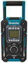 Makita DMR301 10,8-18V accu bouwradio bluetooth dab+ en FM  met laadfunctie